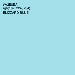 #A2E0EA - Blizzard Blue Color Image